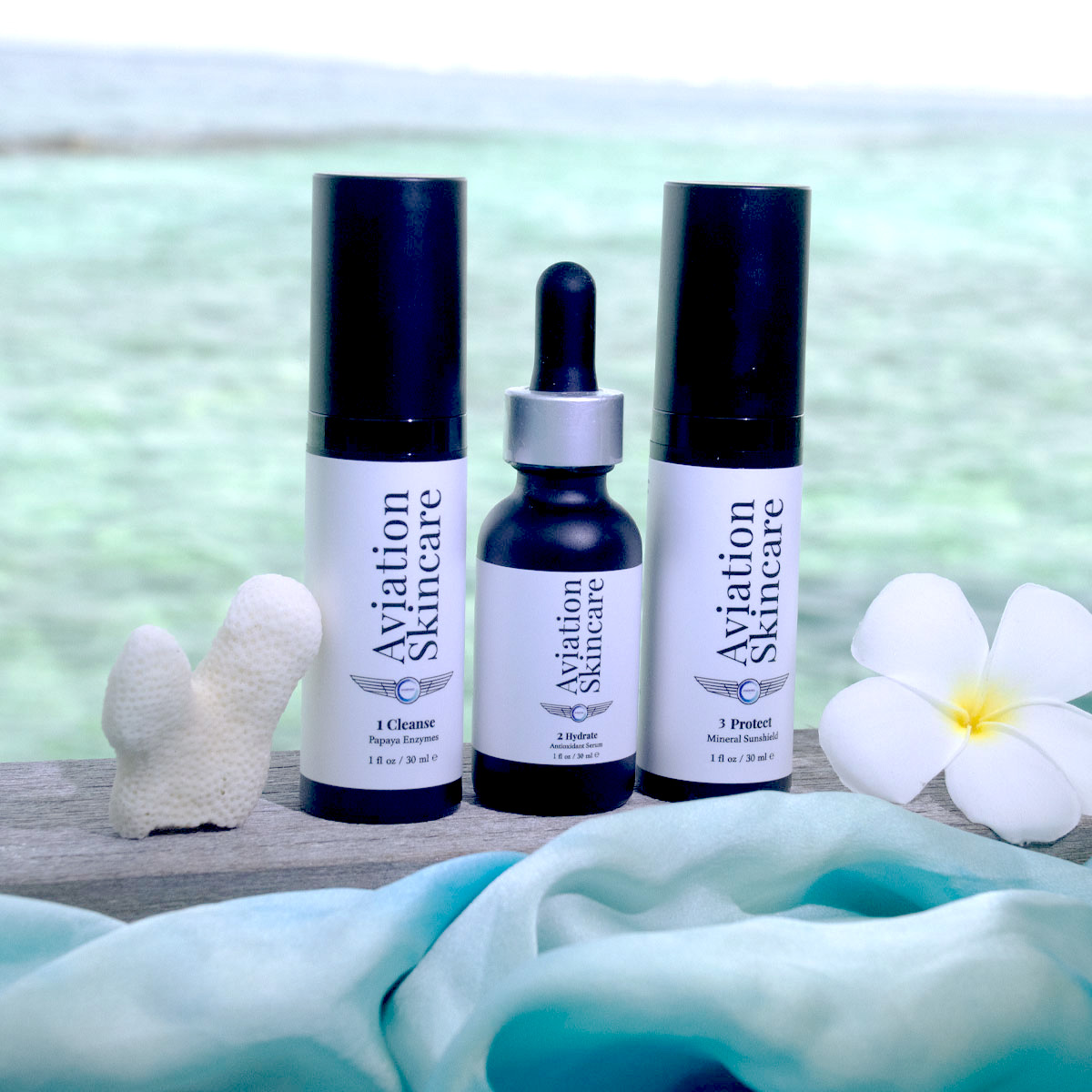 Aviation Skin Care kit